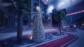 Cathedral area of Monaco where Snowball Blitz takes place