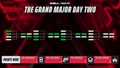 Initial tournament braket for The Grand Major Day Two