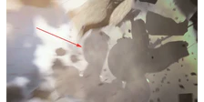 An inflatable flamingo (arrowed) amongst building debris that has been hit by a wrecking ball from THE FINALS Gamescom teaser.