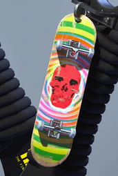 The skull on the charm