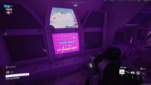 An arcade machine with one ticket inserted of the lvl 1