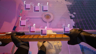 Box and letter placements