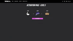 The Level 3 activation page with the three-headed monkey visible